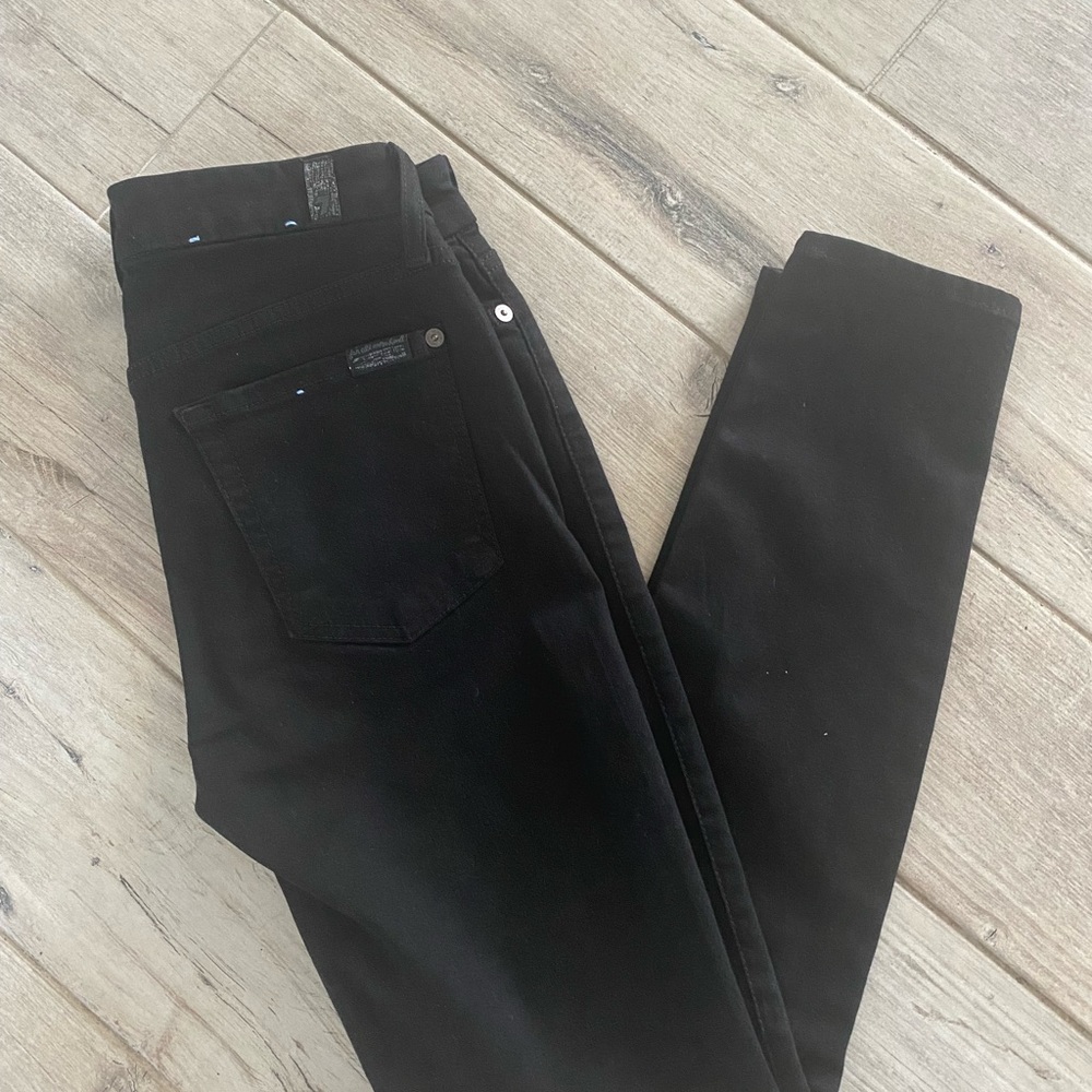 Black Size 27 7 for all mankind skinny ankle
